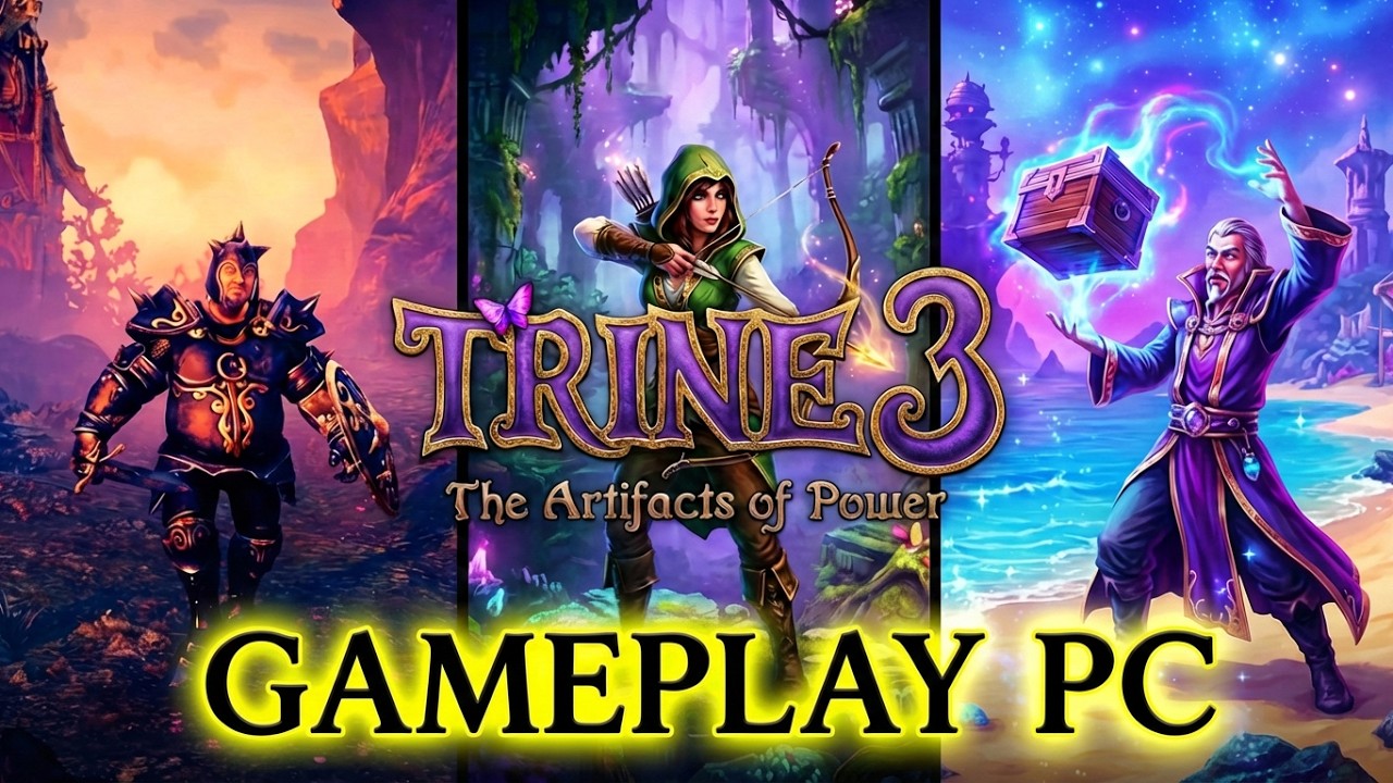 Trine 3: The Artifacts of Power (Español) de PC (Windows 11) con Epic Store. Gameplay (1 Jugador)
