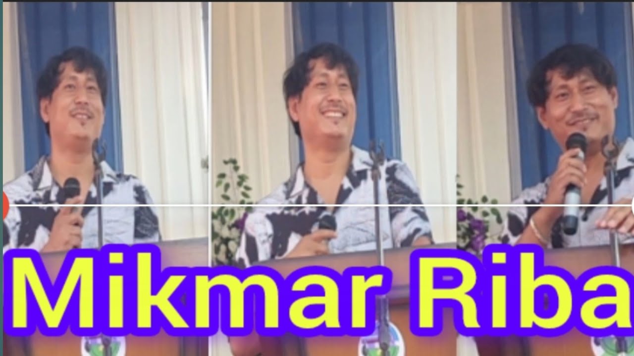Renown singer of Arunachal Pradesh from Galo comunity Mr. Mikmar Riba.