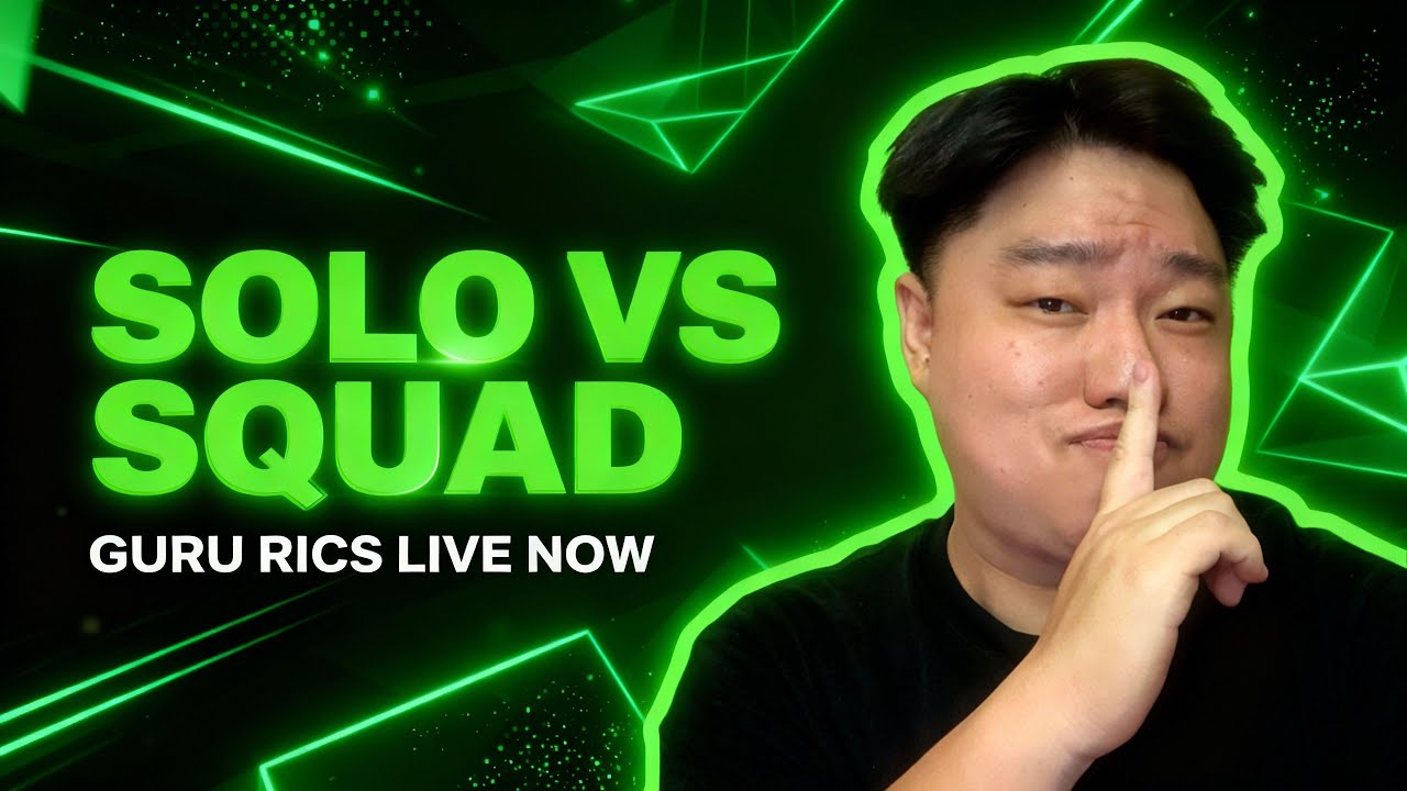 SOLO VS SQUAD MENCARI ANOMALI | GURU RICS LIVE | PUBG MOBILE