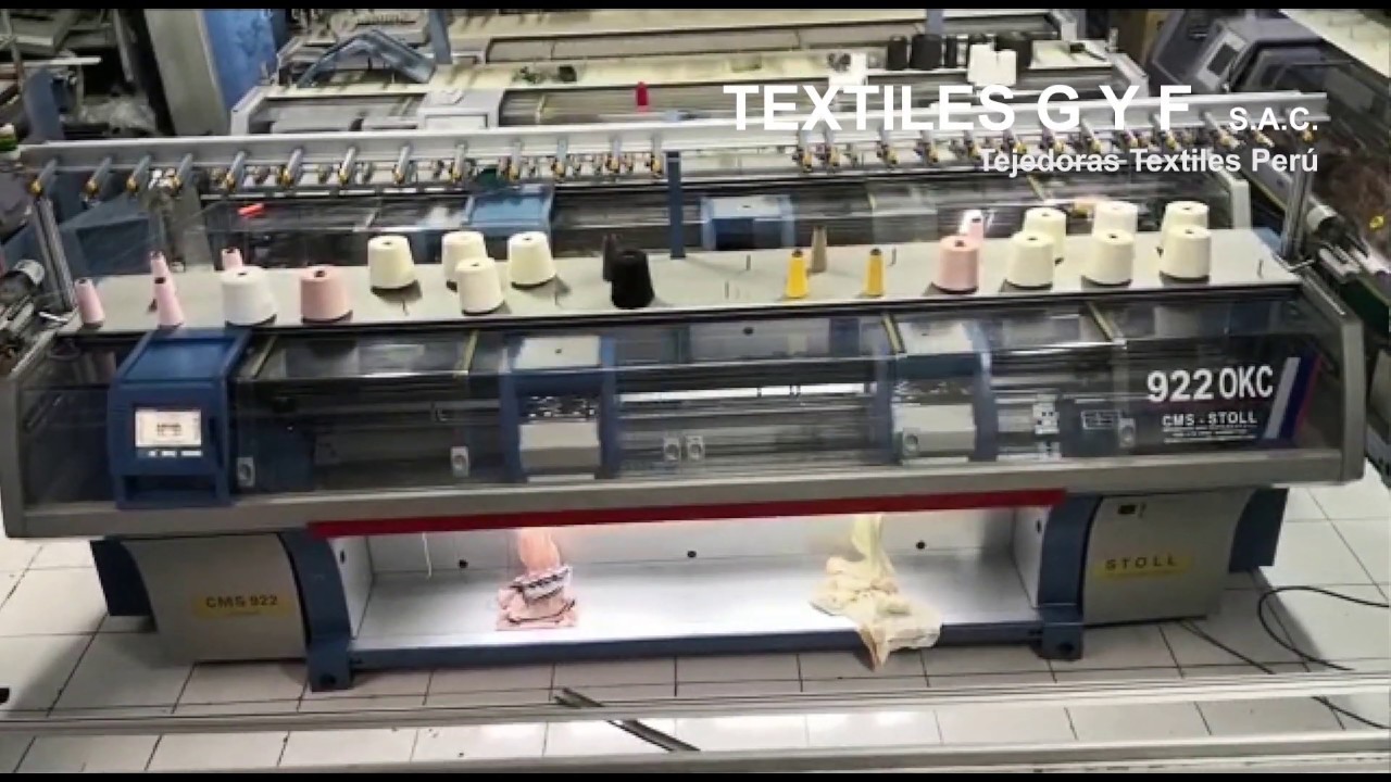 Tejedora Rectílinea Stoll 922 OCK - Textiles G y F