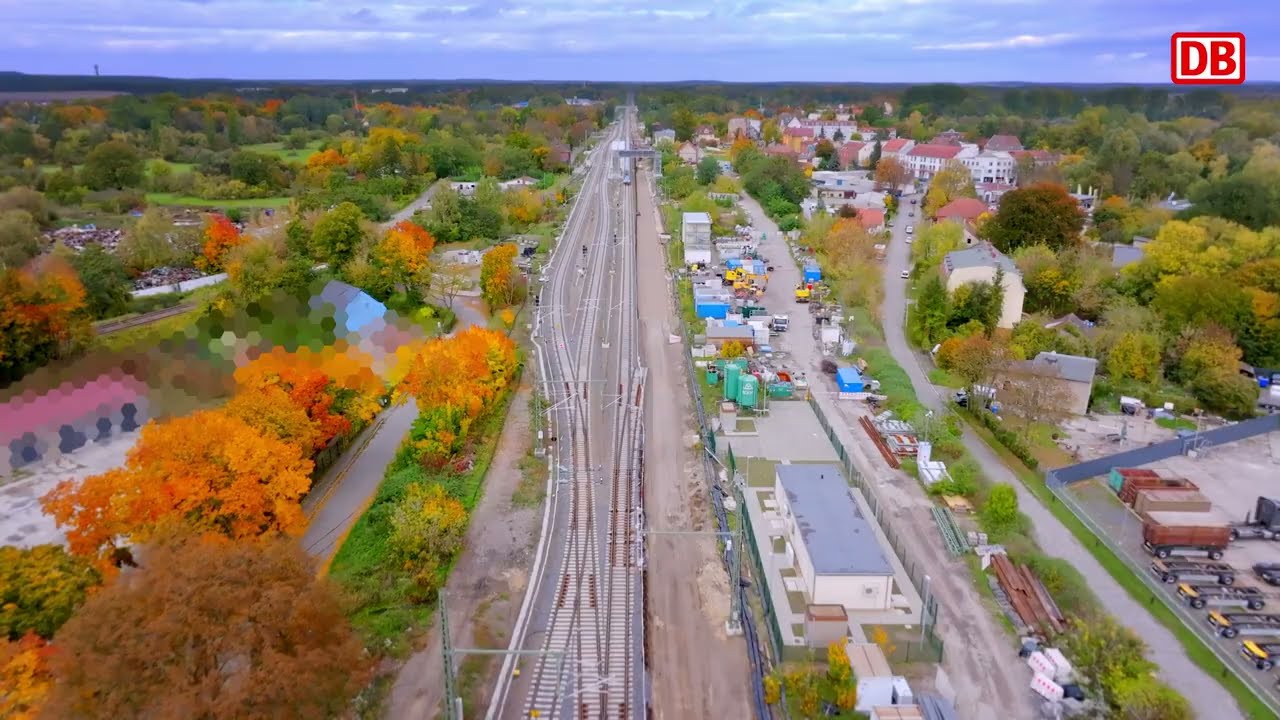 Berlin – Dresden (Befliegung im Bereich Zossen im Oktober 2025)