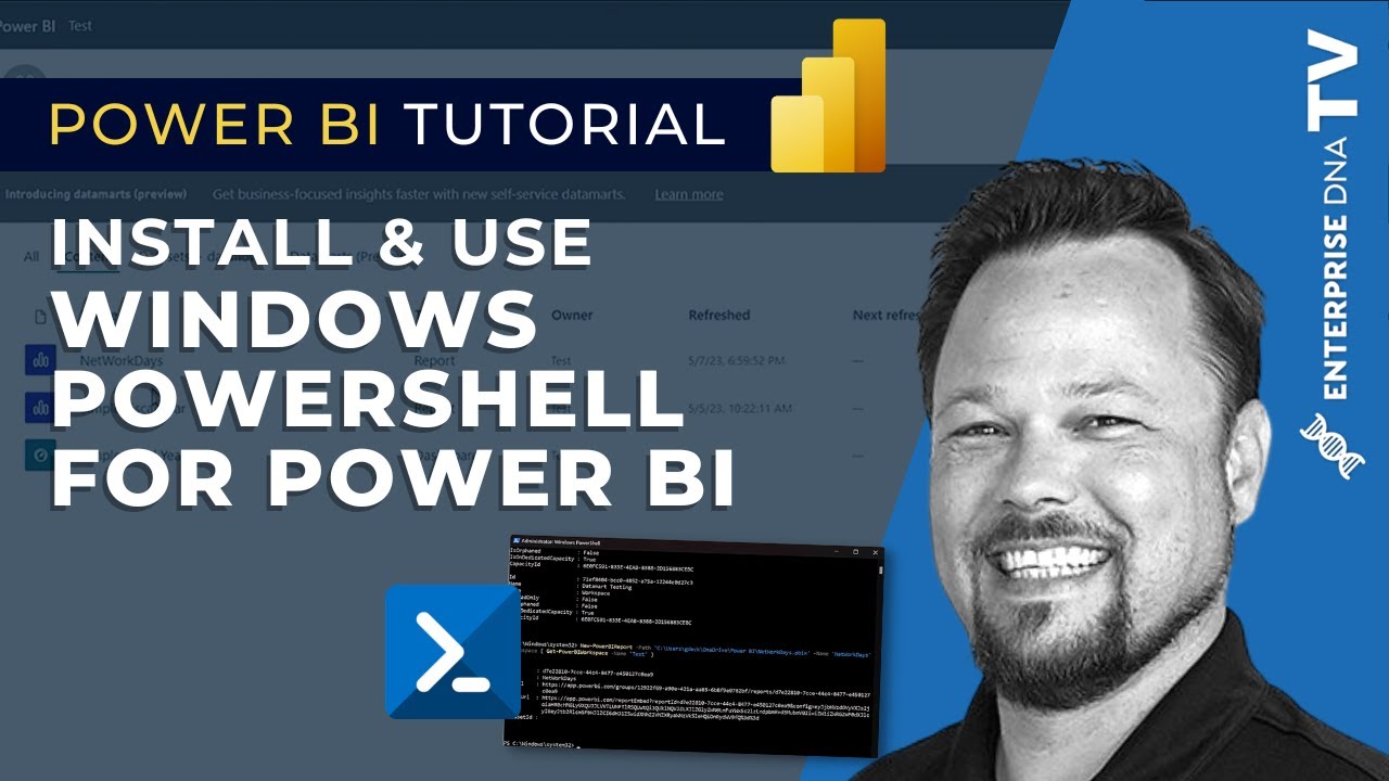 Как установить и использовать командлеты Windows PowerShell для Power BI