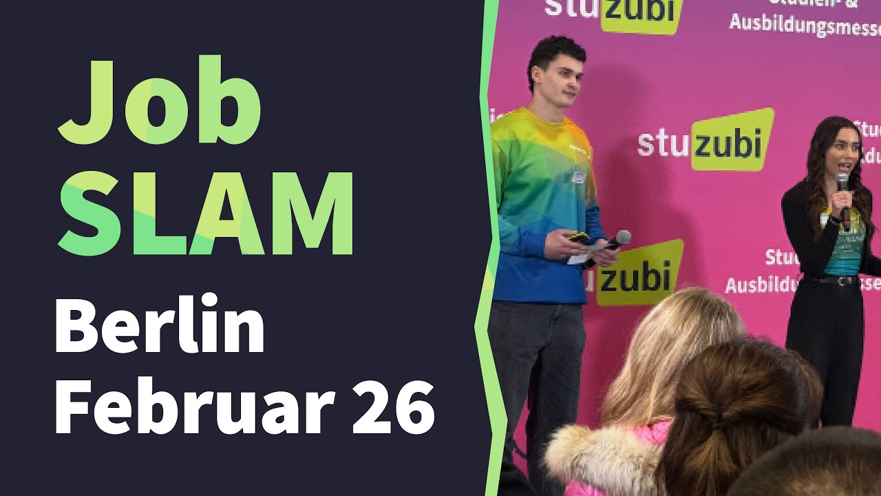 Job SLAM Berlin | Ausbildung & Studium | Kurzvorträge von Hochschulen & Unternehmen