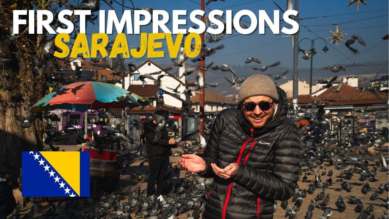 FIRST IMPRESSIONS of SARAJEVO, BOSNIA 🇧🇦 | We LOVE this city! (first day exploring) Travel vlog 2024