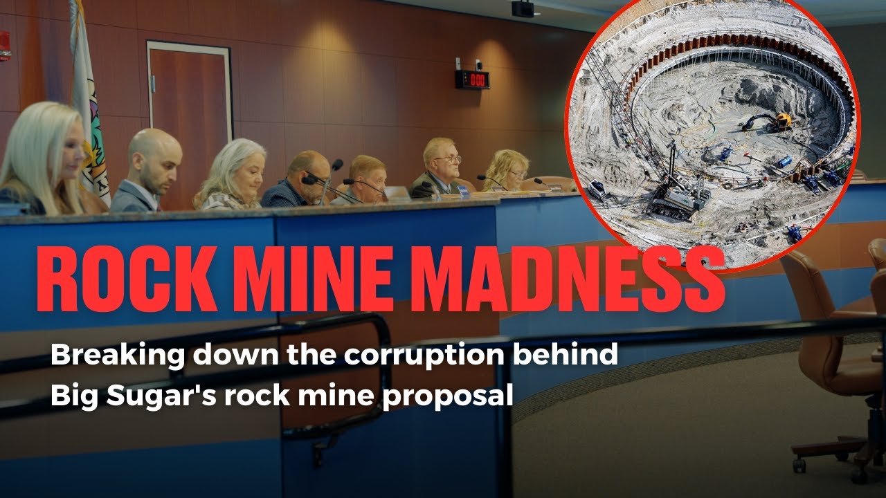 Unanswered ???'s, a rushed vote, yet a 30-yr rock mine in the historic Everglades still advances