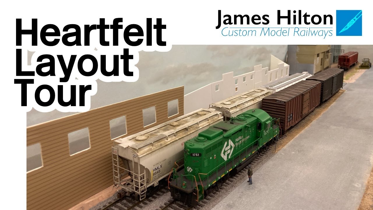 Heartfelt Layout Tour - Beaverbrook Shelf Layout H0 Scale