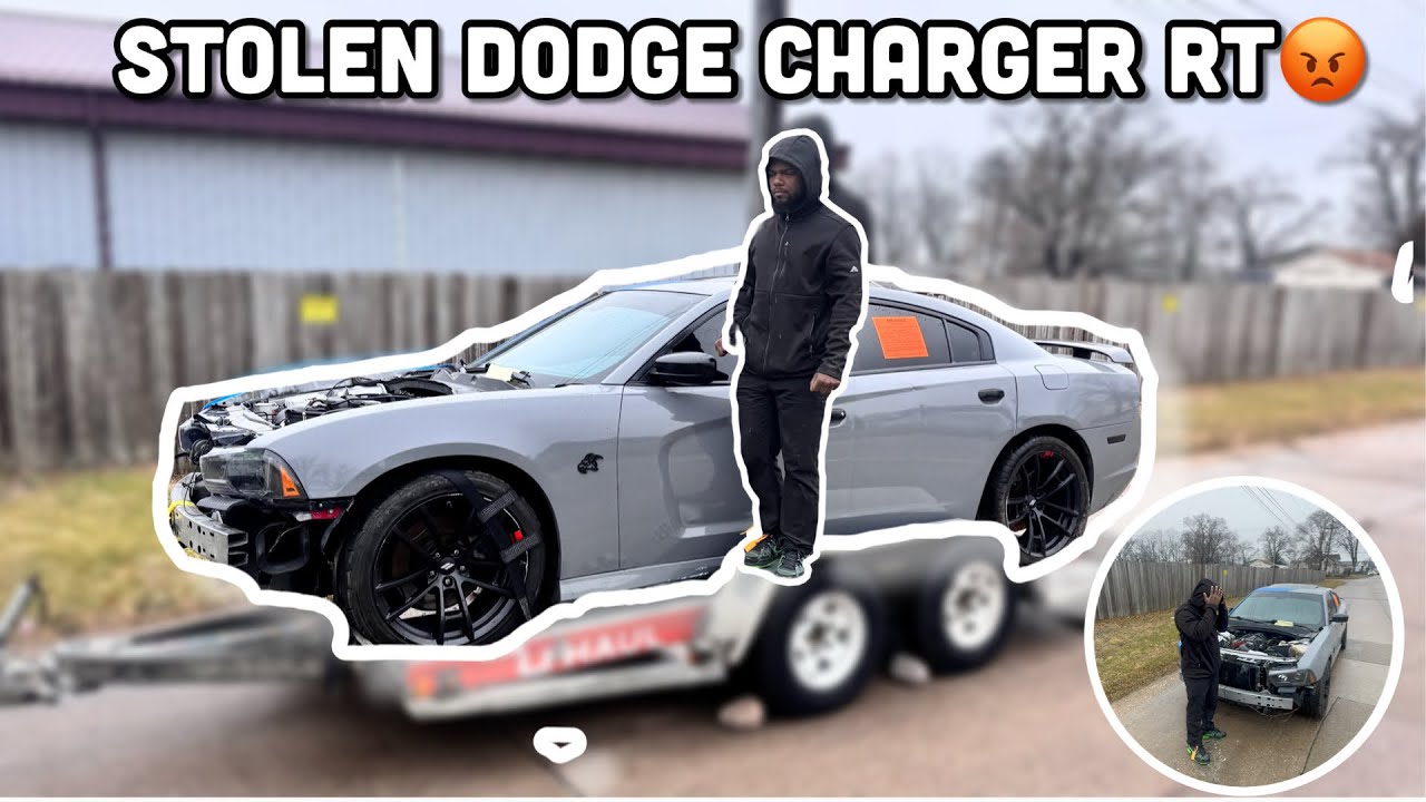 RECOVERING MY STOLEN DODGE CHARGER RT * ITS DAMAGED 🤬*