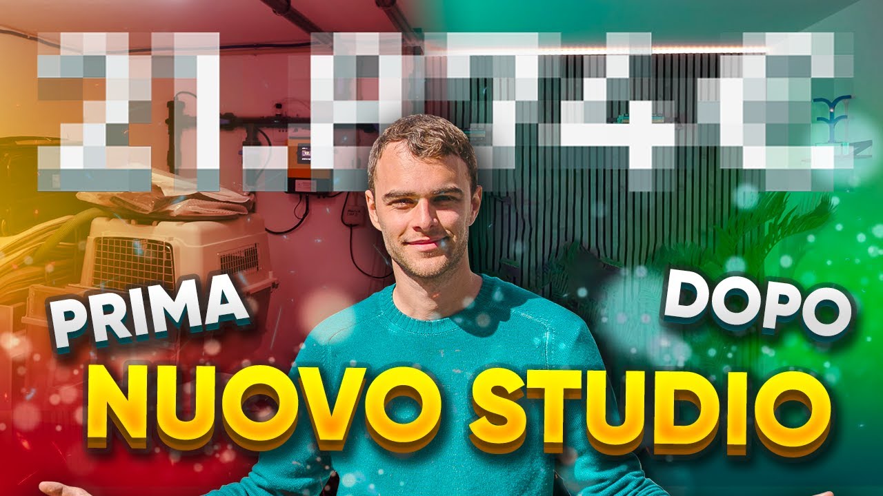 Ho realizzato uno Studio di Registrazione in casa *COSTOSO*
