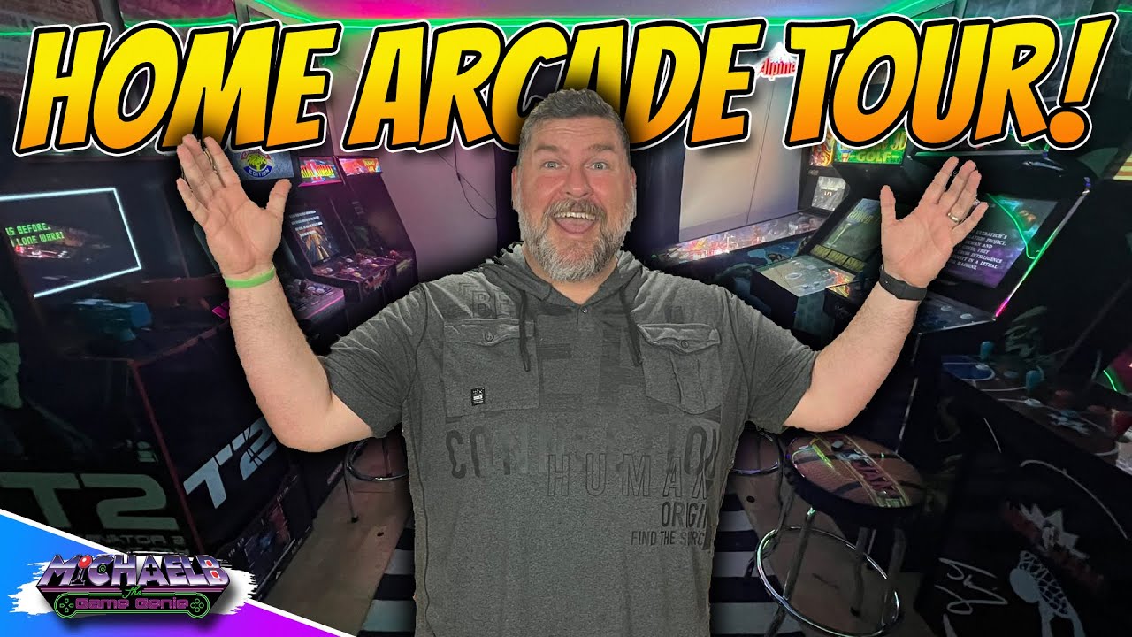 Обновленный тур по домашней игровой комнате от MichaelB! Arcade1Up, Stern Pinball и многое другое
