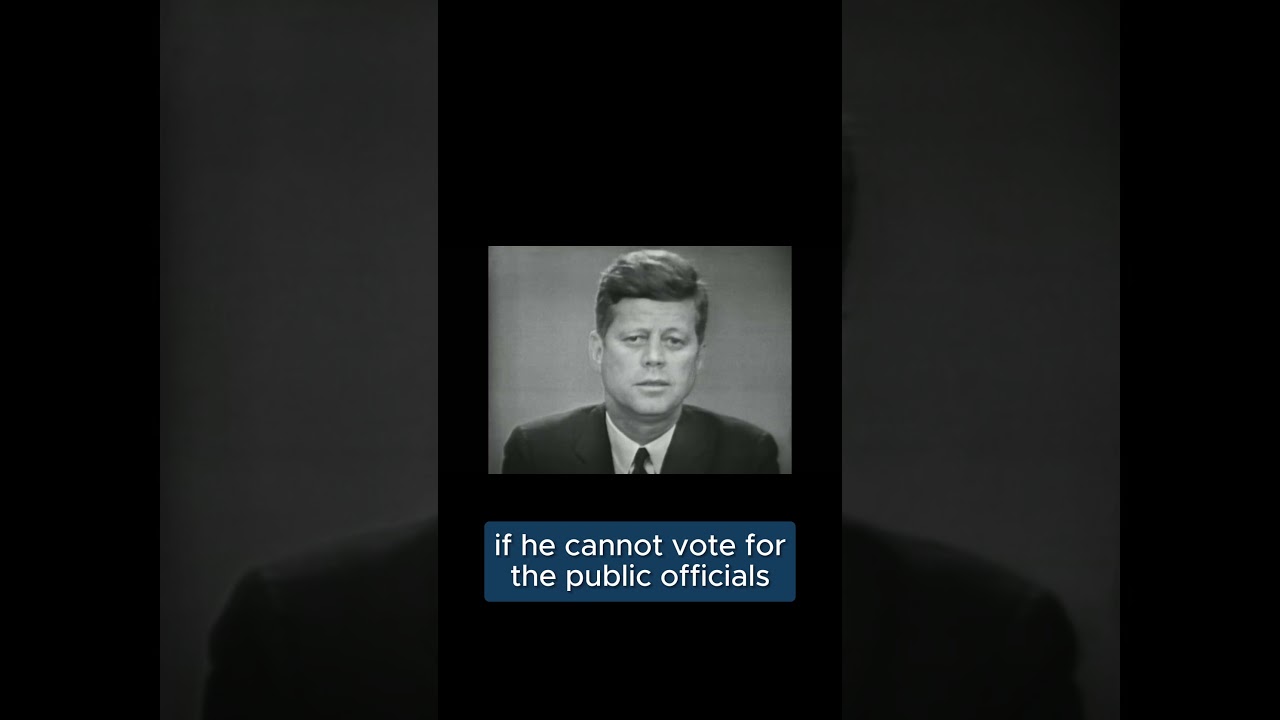 JFK on the need for a civil rights bill after nationwide protests in 1963