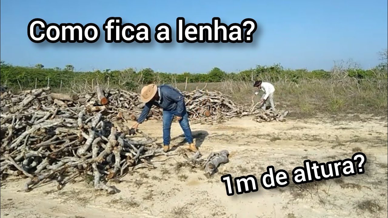 VEJA COMO FAZEMOS A METRAGEM DE LENHA AQUI PRA VENDER - yardage of firewood
