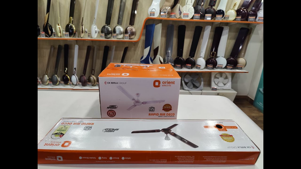 High-Speed 1200 mm Ceiling Fan | Strong & Durable Blades |Robust Motor | Ribbed Aluminum Blades