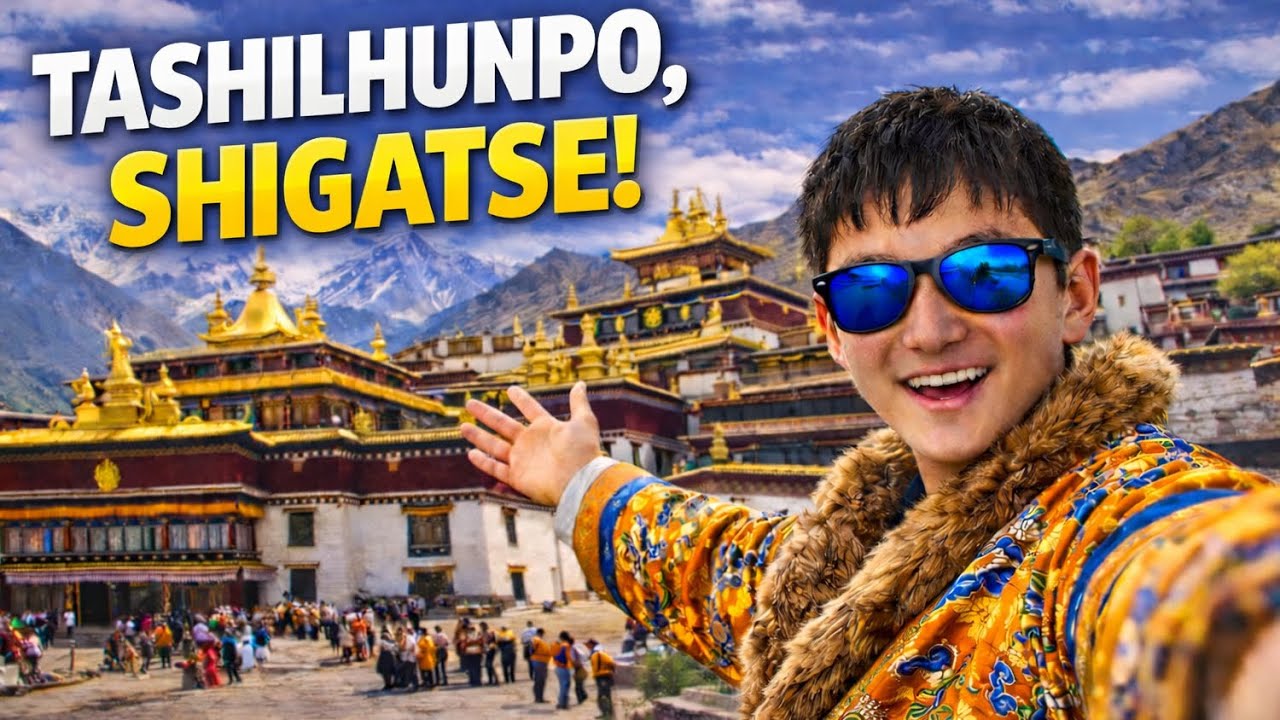 Shigatse, Tibet — Tashilhunpo Monastery & Street Life