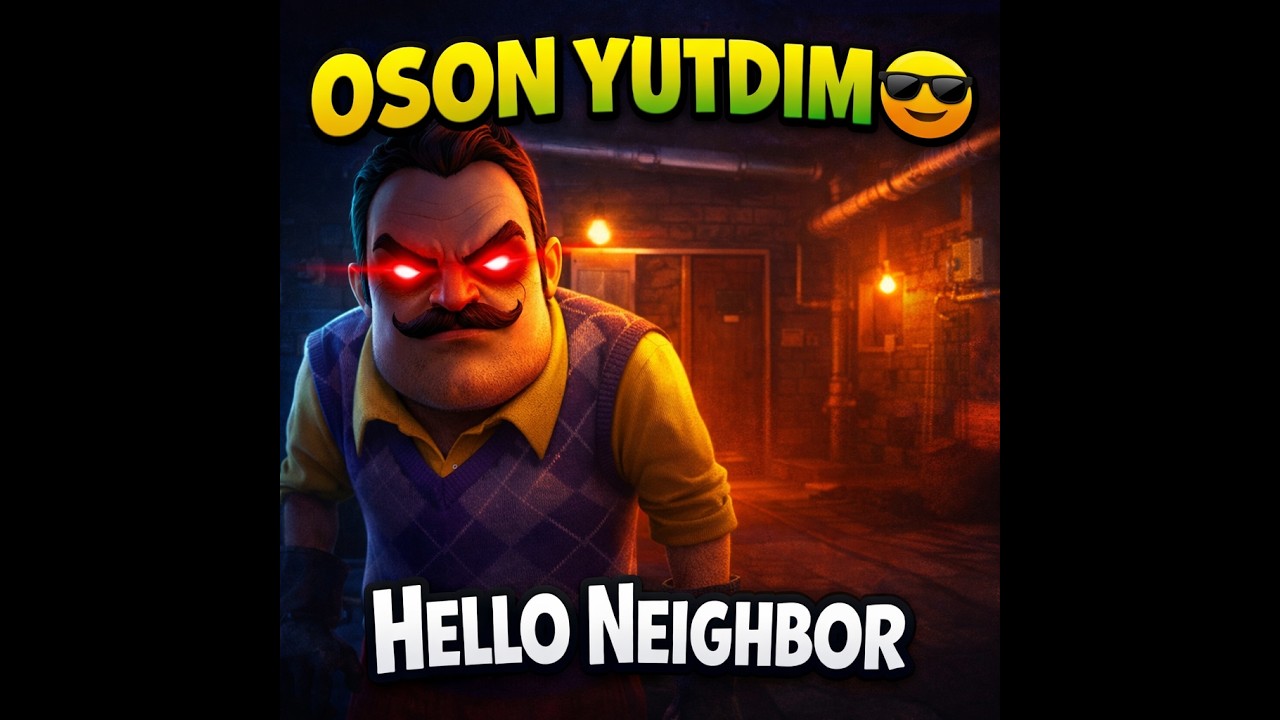 Qo'shnini yengdik Hello Neighbor #1