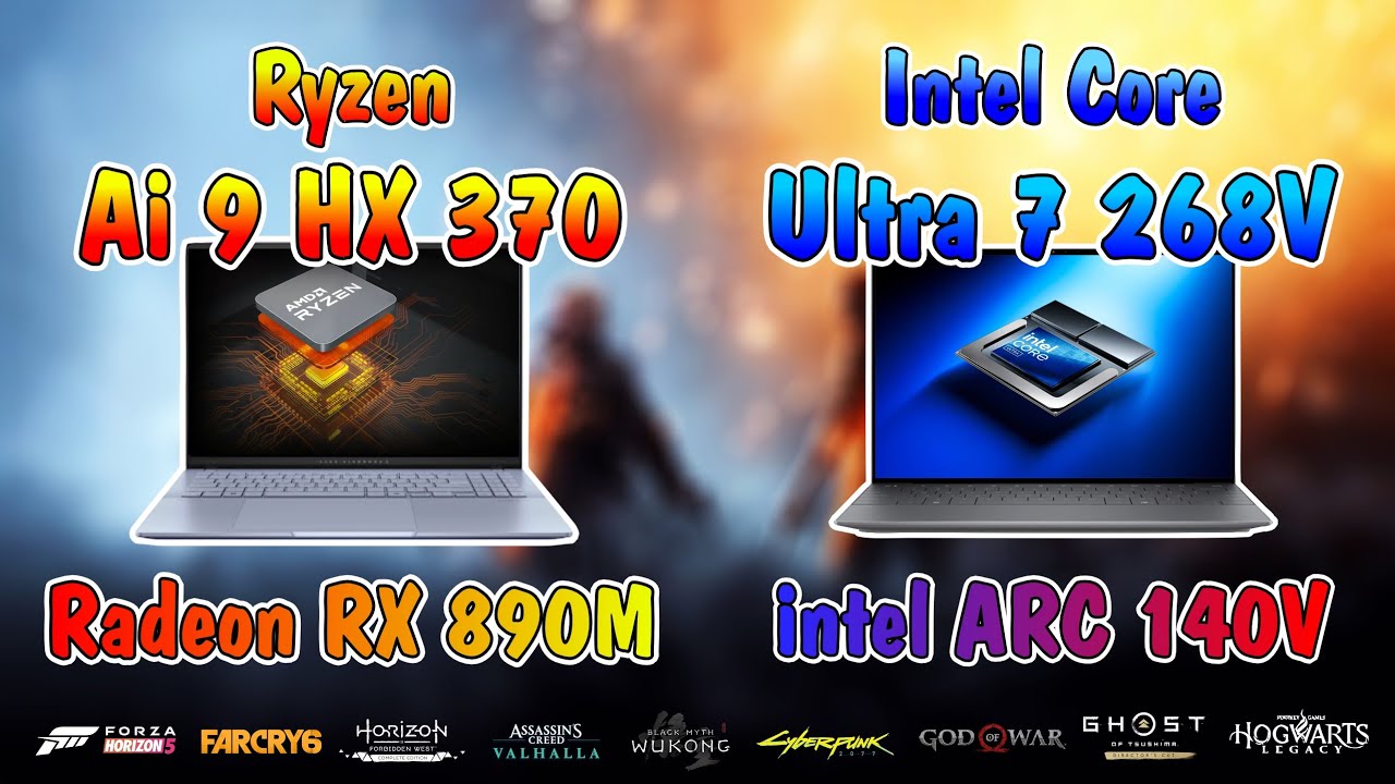 Ryzen Ai 9  vs Intel Ultra 7 200V