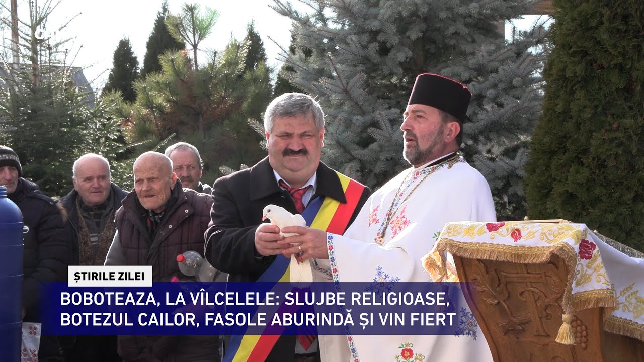 CANAL SUD / BOBOTEAZA, LA VÎLCELELE: SLUJBE RELIGIOASE, BOTEZUL CAILOR, FASOLE ABURINDĂ ȘI VIN FIERT