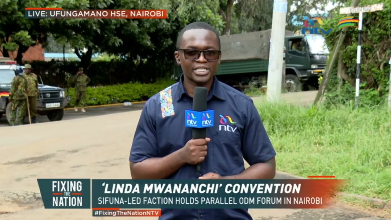 Heavy police presence at Ufungamano House, police block access to a planned Linda Mwananchi Meeting