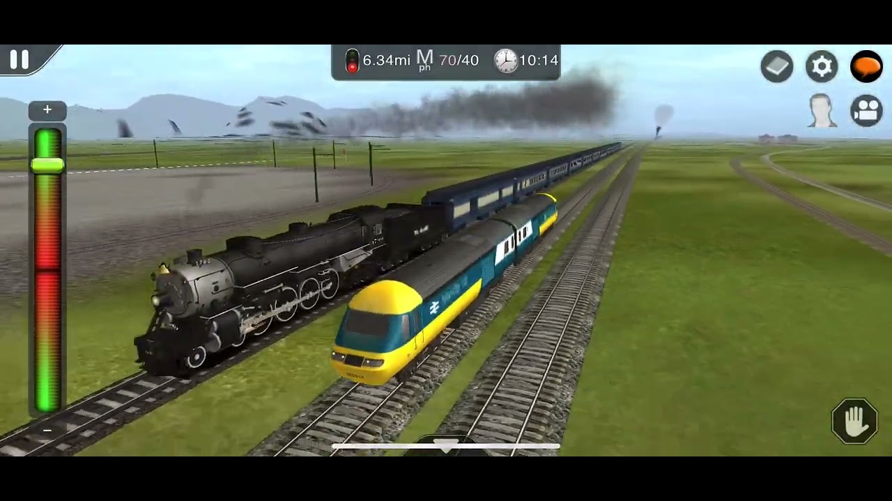 American steam locomotive race, trainz 2