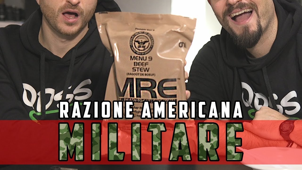 RAZIONE K MILITARE AMERICANA! ASSAGGIAMO!
