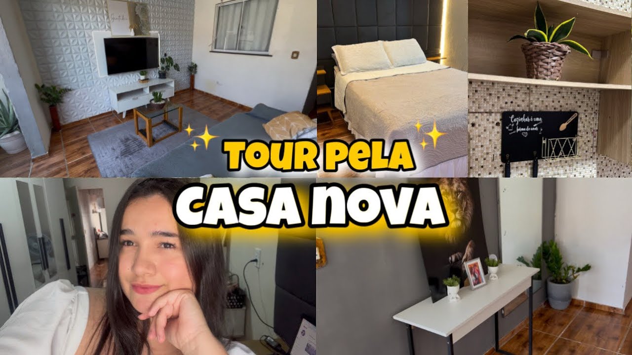 TOUR PELA MINHA CASA NOVA | COMO FICOU APÓS MUDANÇA ✨