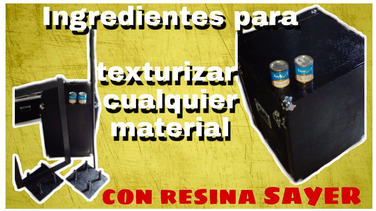 Texturizar con resina SAYER