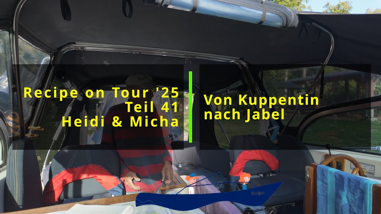 Vom Bermudadreieck fahren wir durch Elde und Oberseen nach Jabel. Recipe on Tour '25  Teil 41.