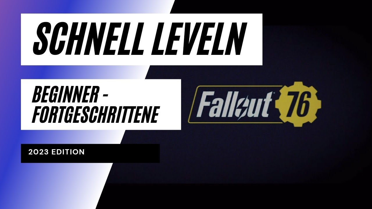 Fallout 76 Level Guide / EP / XP Guide Deutsch