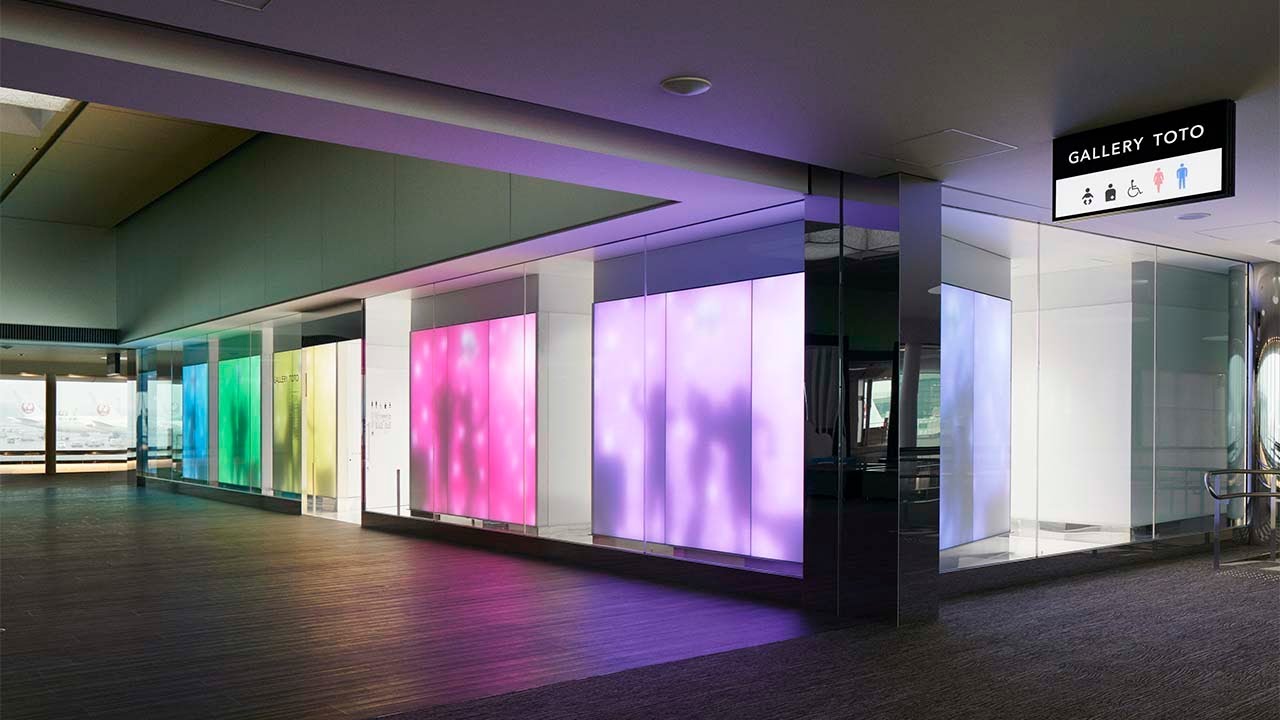 Gallery Toto, Narita International Airport, Japan – Color Kinetics Luminous Textile