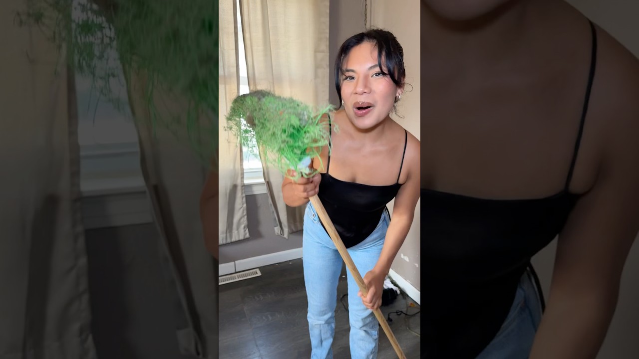 Limpiando mi casa para irnos de nuestro luna de miel