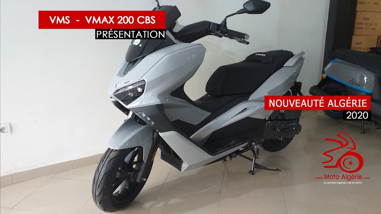 VMS VMAX 200 CBS 2020 | Présentation | nouveauté nationale scooter | Moto Algérie