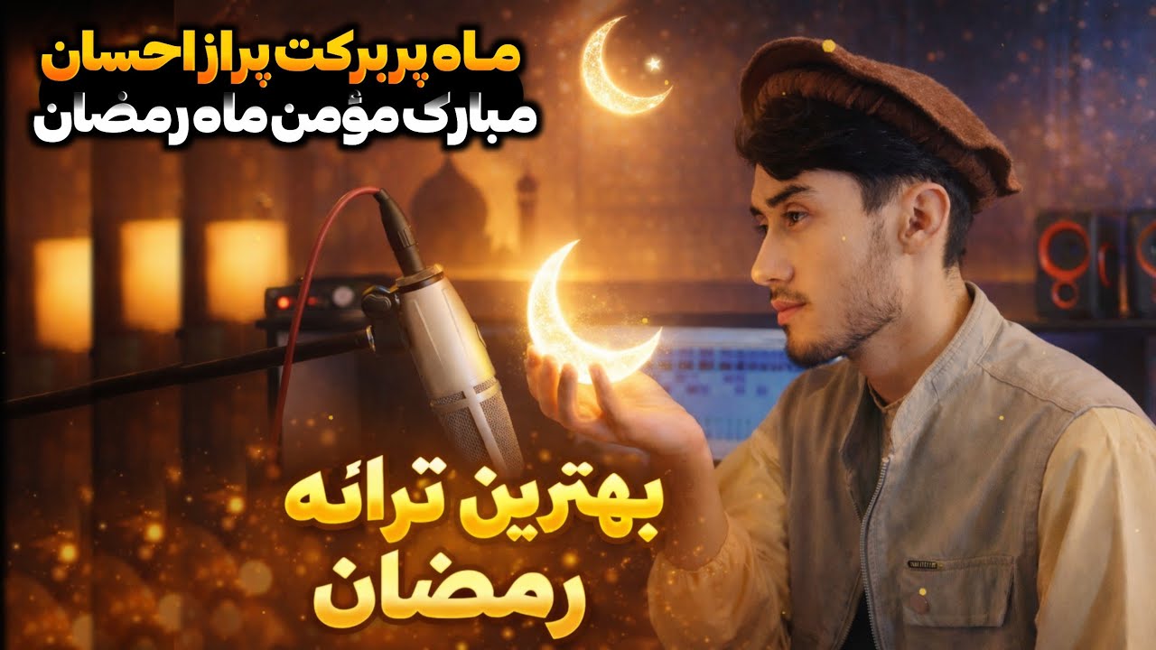ترانه رمضان 🌙 بهترین ترانه ماه رمضان 2026 | صدای آرام‌بخش حافظ حمیدی تخاری 🕌💖