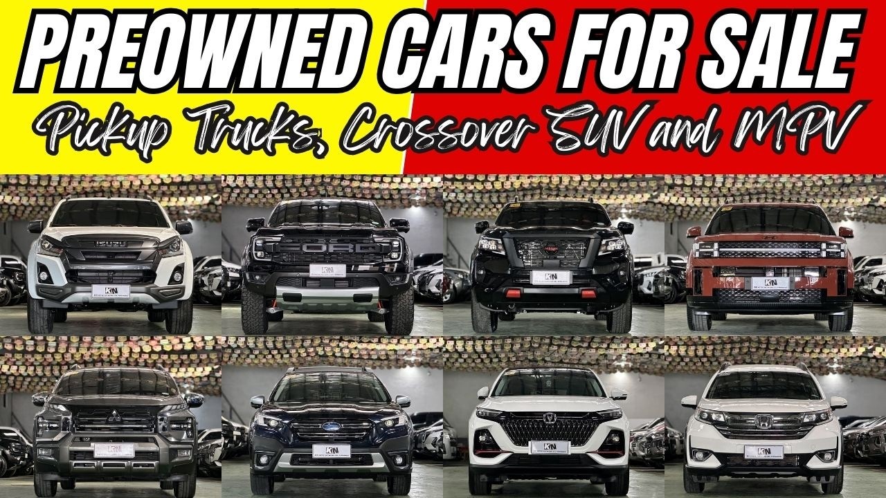 Best Quality Pre Owned Cars For Sale | Pickup Trucks, Crossover SUV and MPV Philippines