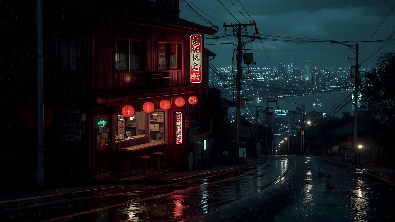 Lo-Fi Tokyo Dream : Tokop Night  chillhop Calm rain for Focus Study, work & relaxtion