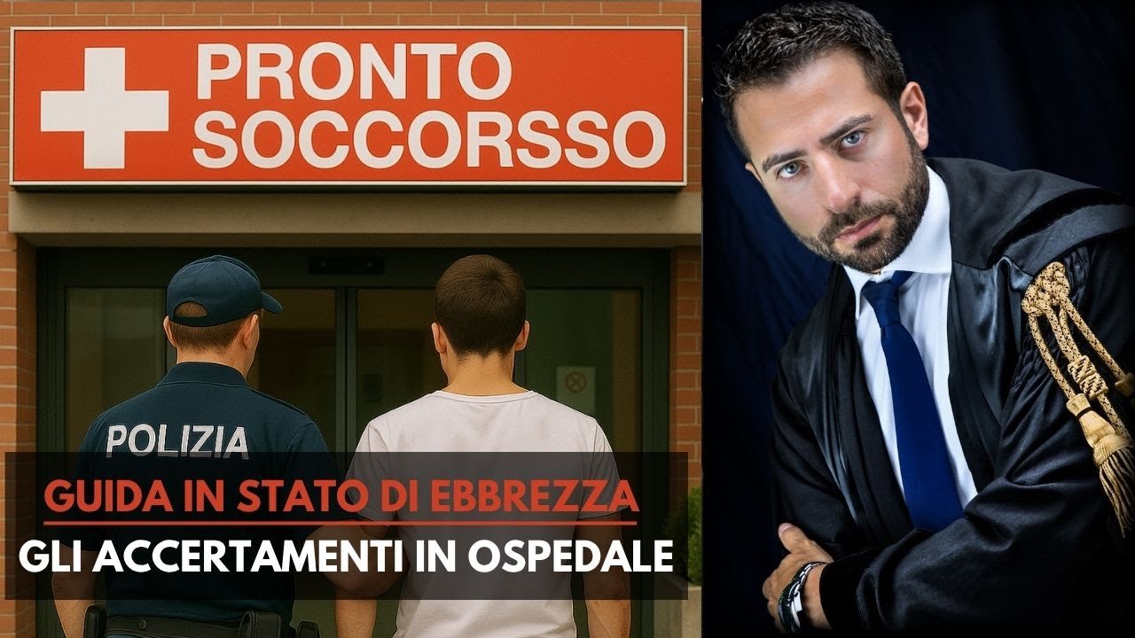 Guida in stato di ebbrezza: gli accertamenti in ospedale #guidainstatodiebbrezza #alcol