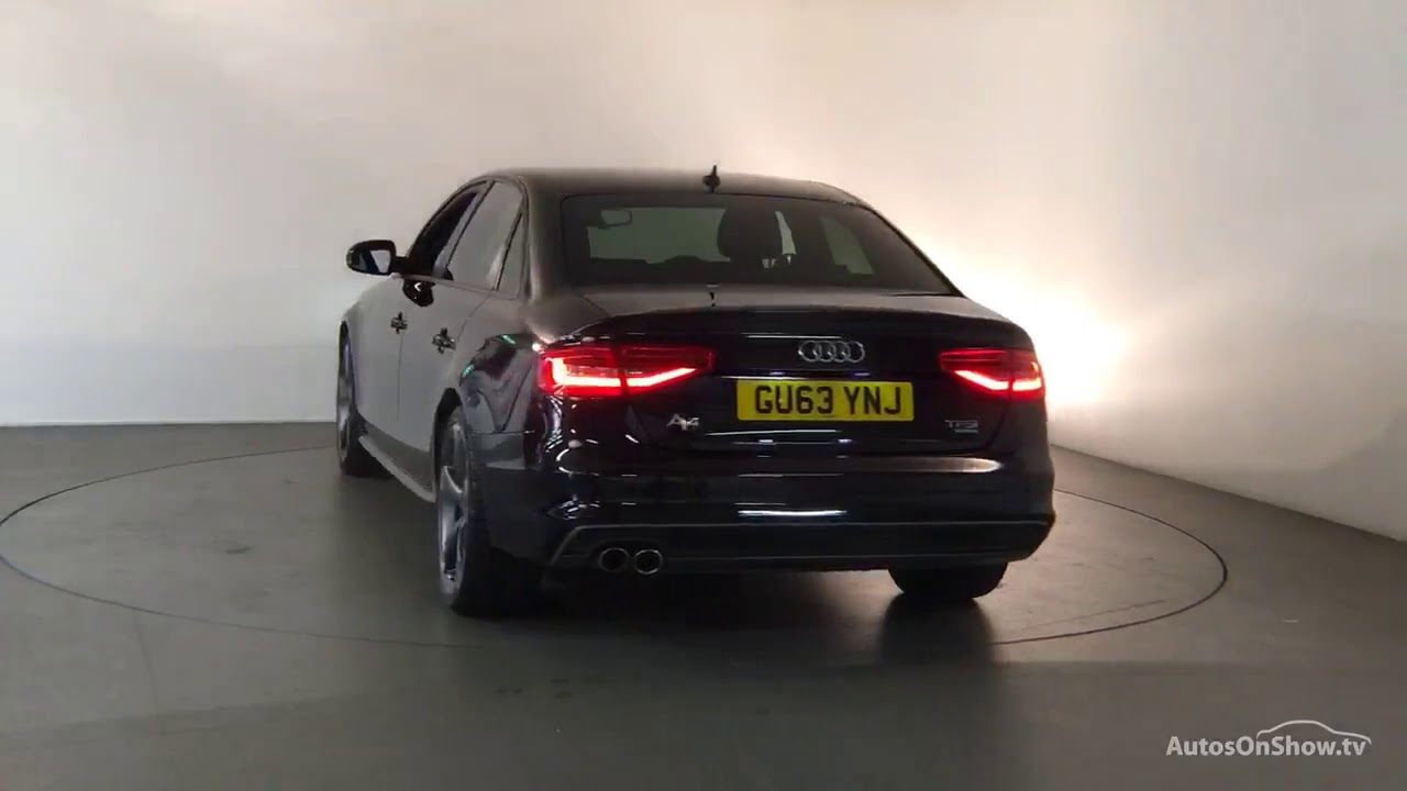 GU63YNJ AUDI A4 TFSI QUATTRO BLACK EDITION BLACK 2013, Derby Audi