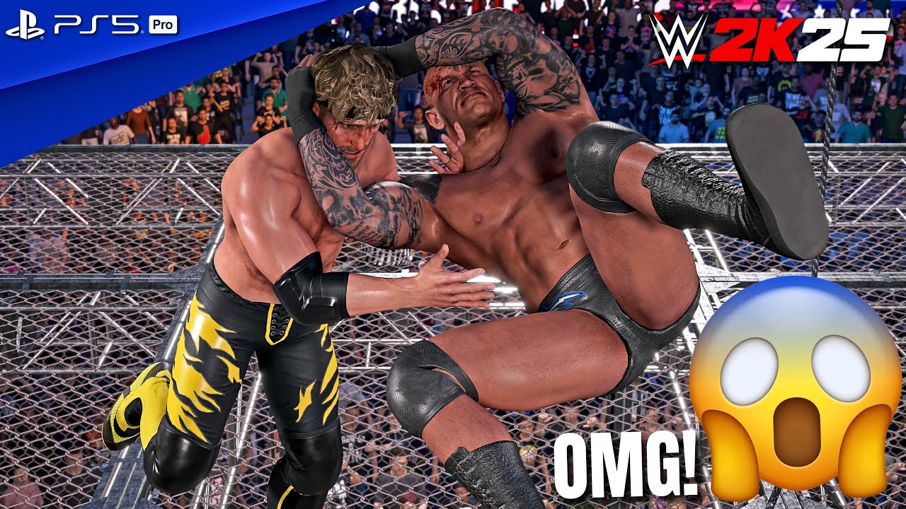 WWE 2K25 - Logan Paul vs. Randy Orton - Hell in a Cell Match at WrestleMania | PS5 Pro [4K60]