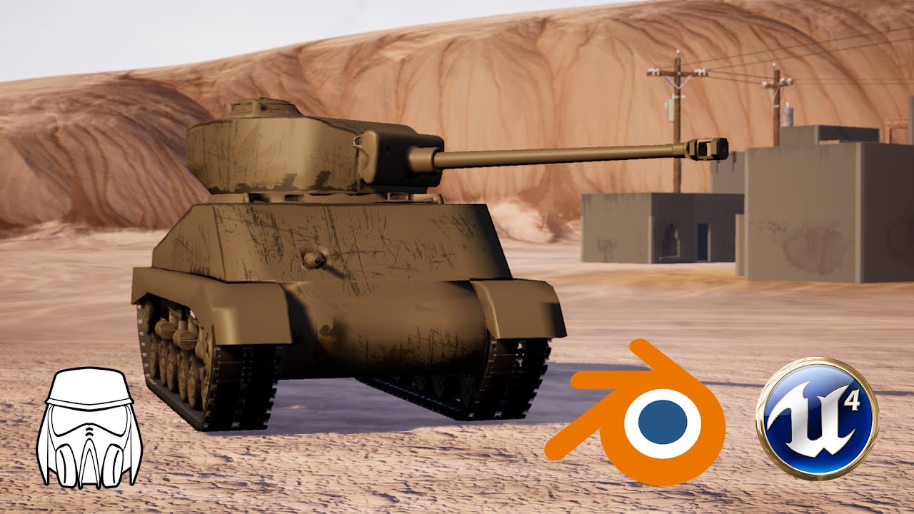 I modelled an M4A3E8 Sherman - 3D Modelling