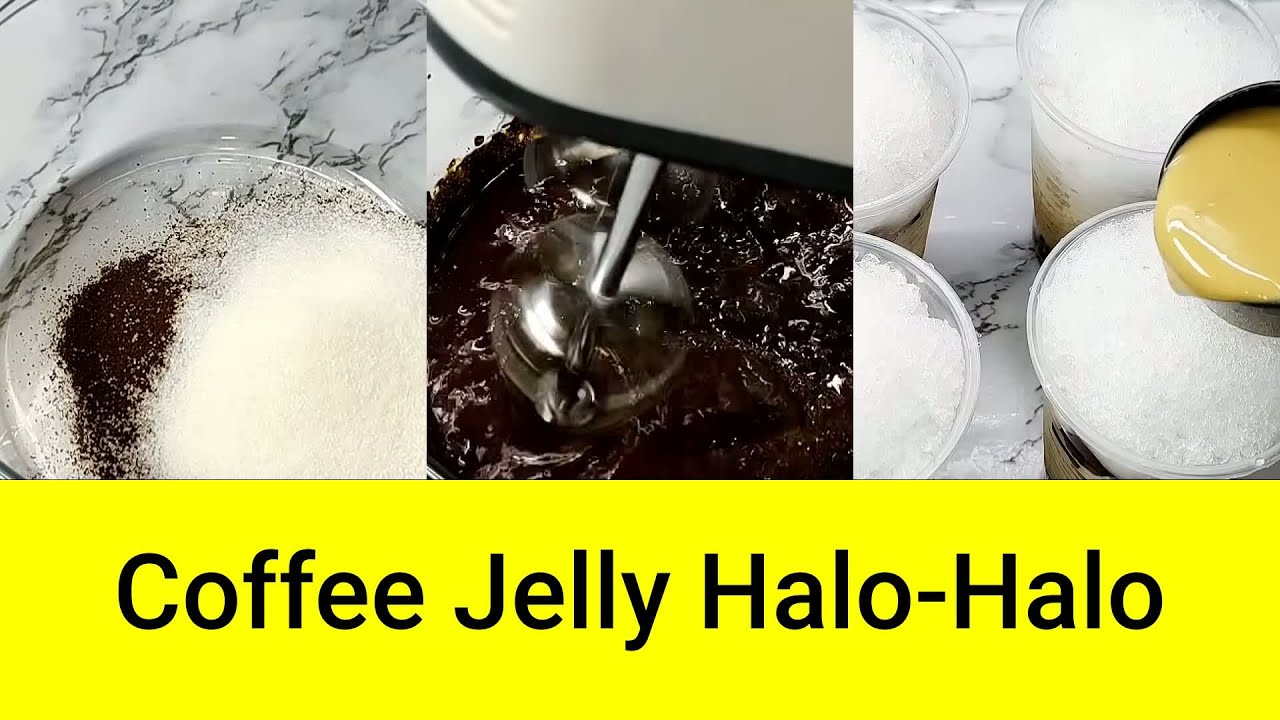 How To Make Refreshing Coffee Jelly With Sago And Milk Mix For Summer Negosyo