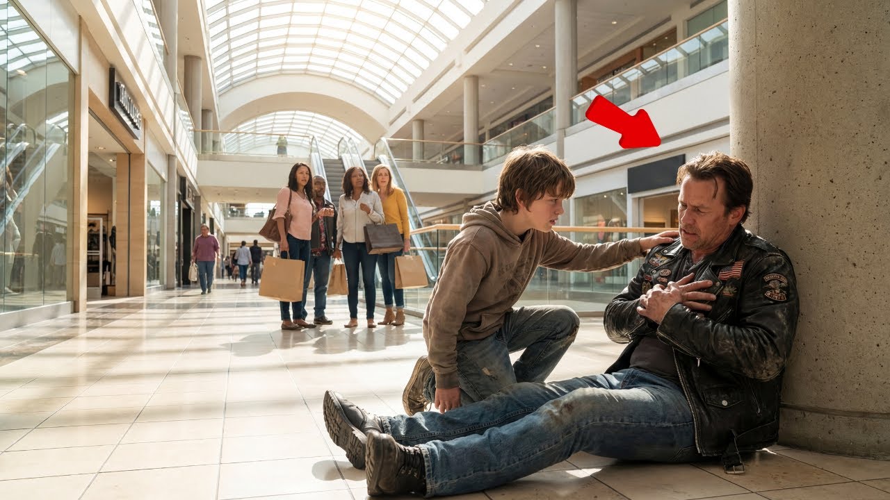 Homeless Boy Saved a Dying Biker During Heart Attack at Mall — THEN EVERYTHING CHANGED
