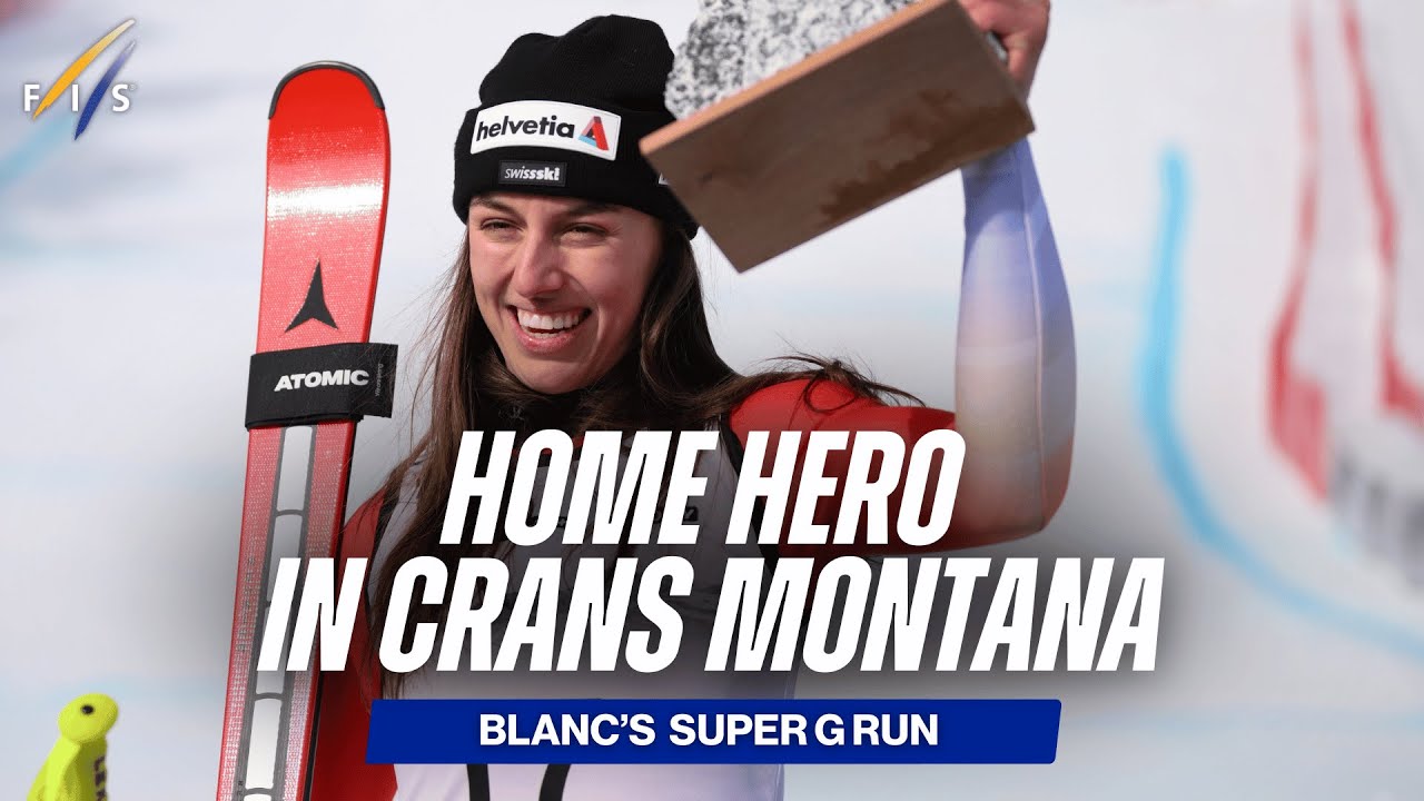 Home Hero In Crans Montana 🇨🇭| Winning Run | FIS Alpine