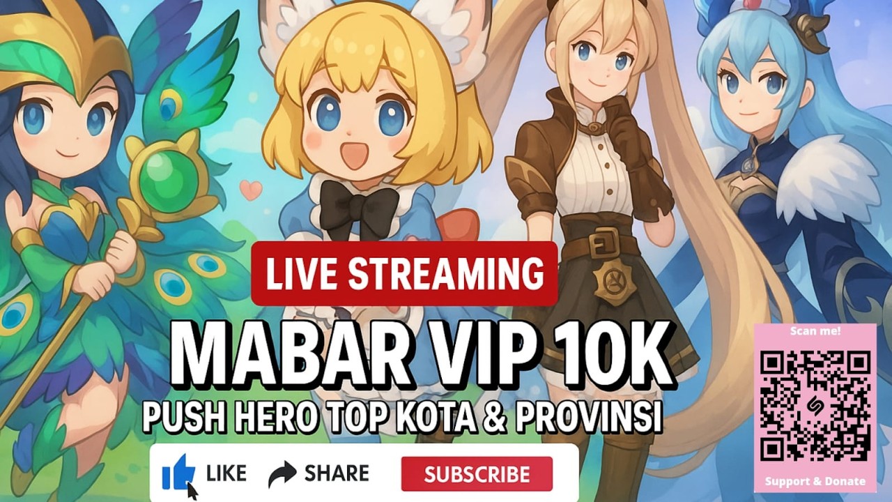 LIVE PUSH LAGI, MABAR VIP 10K || PRINCESS NABILA ML