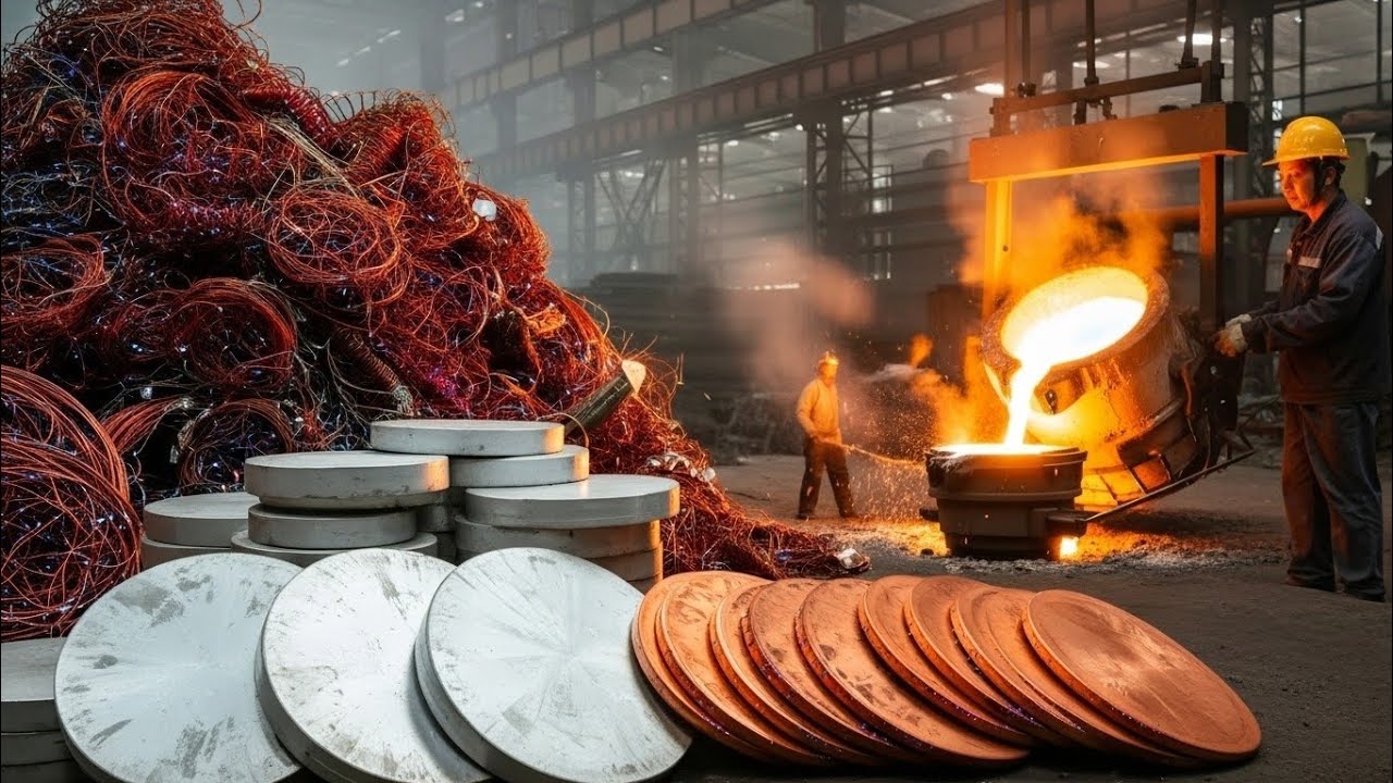 Top 5 Most Viewed Industrial Recycling And Manufacturing Factory process Videos 
