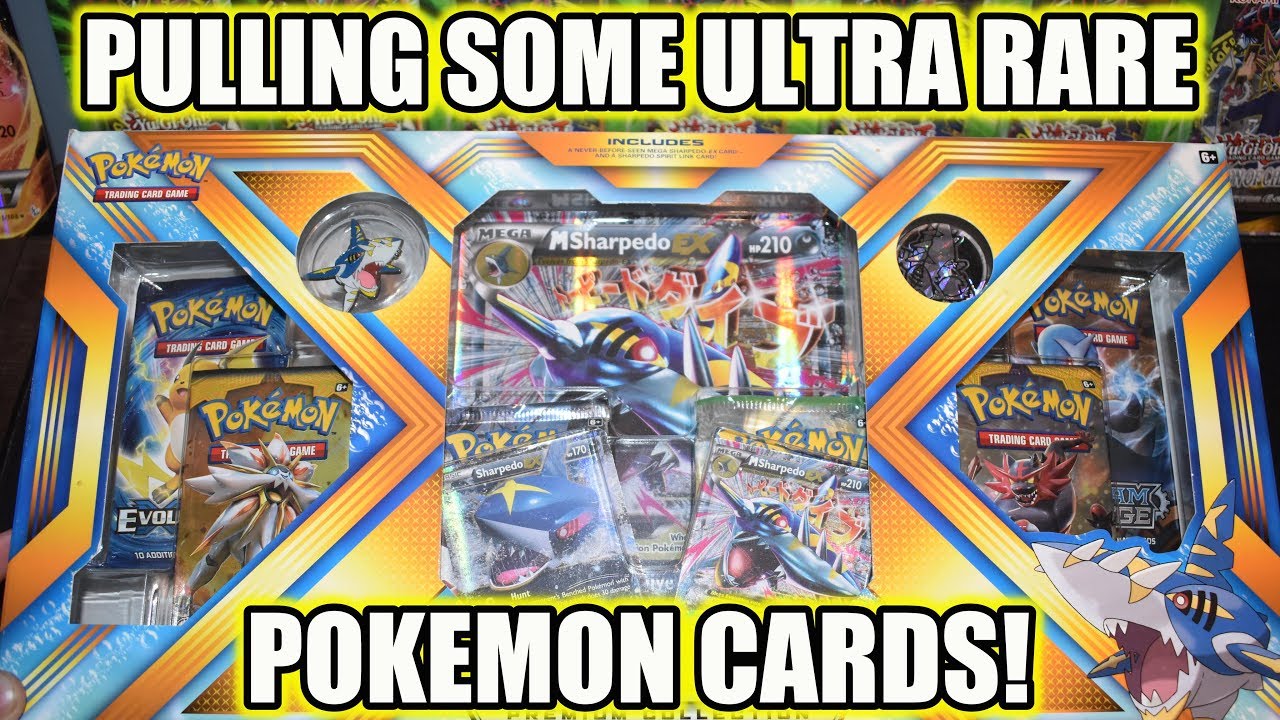 ULTRA RARE PULLED! - Mega Sharpedo Premium Collection Box