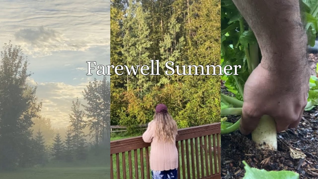 Farewell Summer | What we are growing in our garden | Pumpkin decor | Homemade sushi 