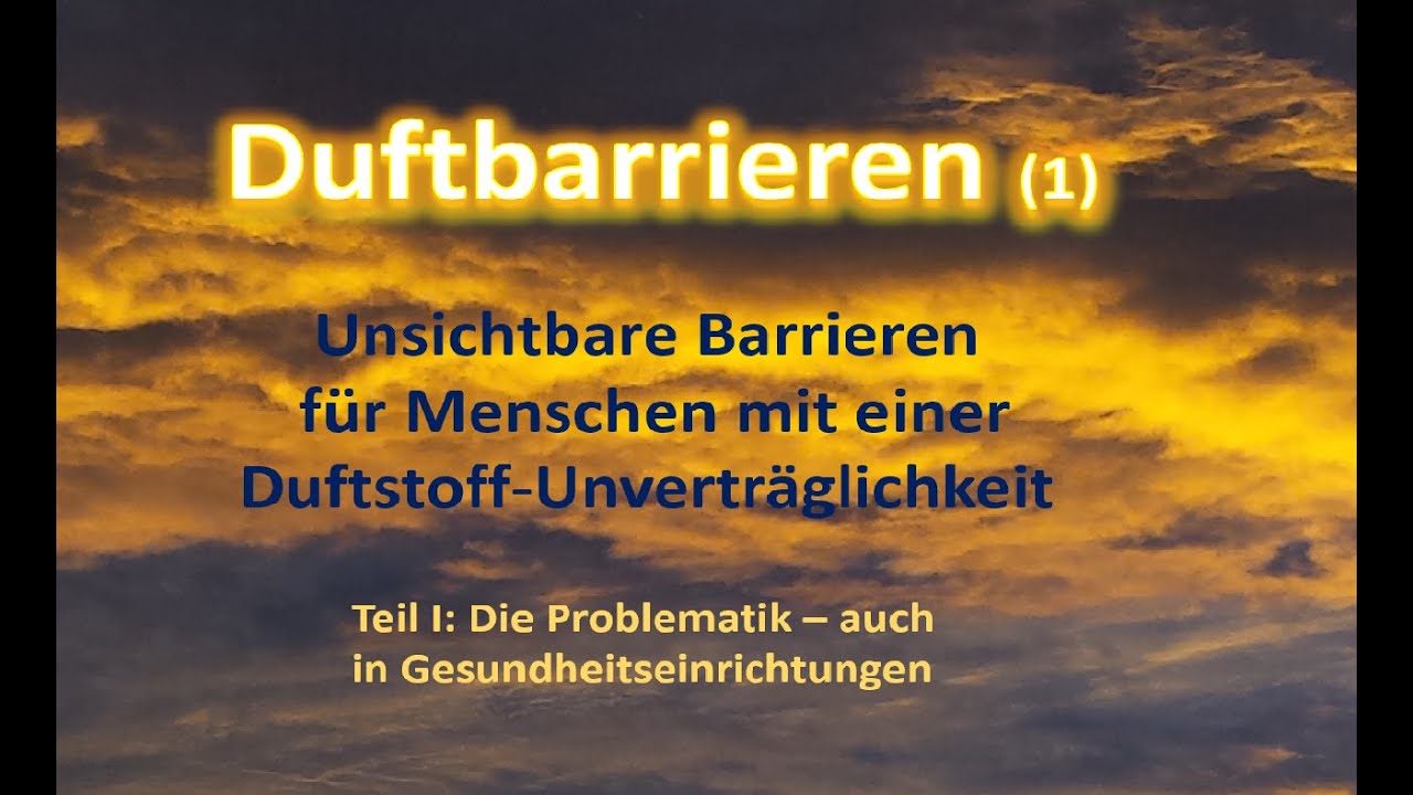 Düfte als unsichtbare Barrieren - Duftbarrieren (Teil 1)