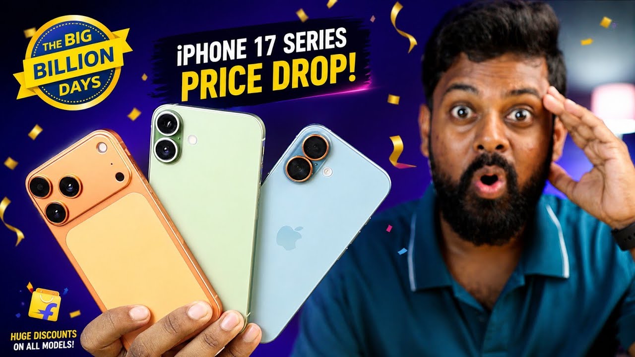 Flipkart Big Billion Days Sale All iPhone Price Drop 💧 iPhone 17, 17 Pro, 17 Pro Max
