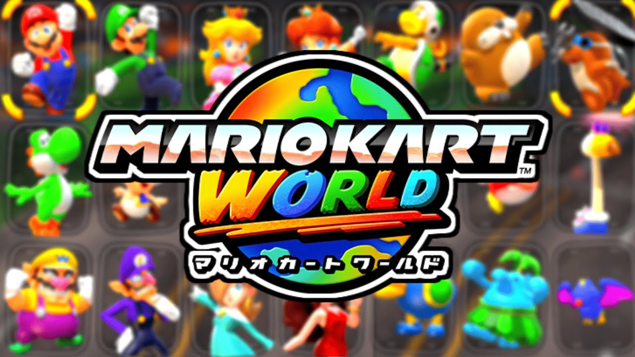 【見逃し公開】全５０キャラクターで「１位～３位」取るまで終われない配信【マリオカートワールド】