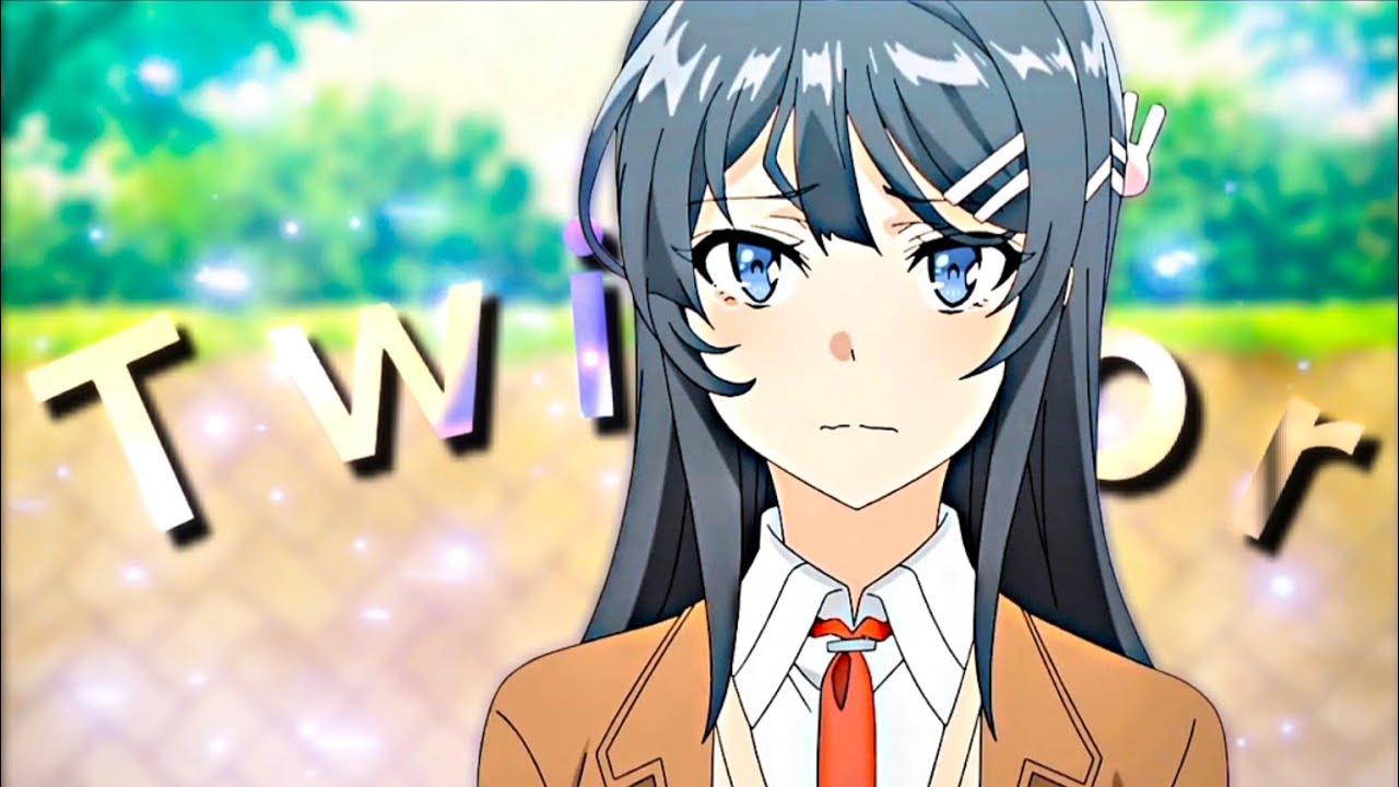Mai sakurajima Twixtors / Anime twixtors with cc or without cc