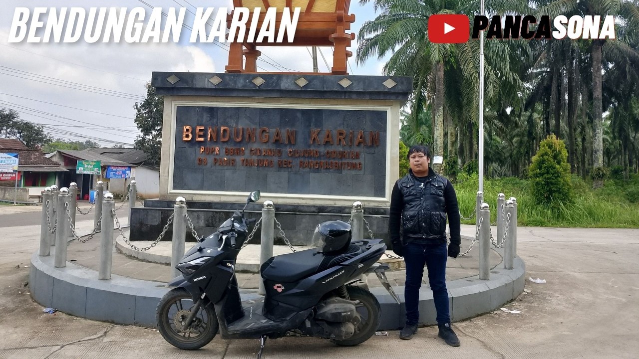 Bendungan Karian Rangkasbitung Lebak Banten | Pakai Honda Vario 125 |