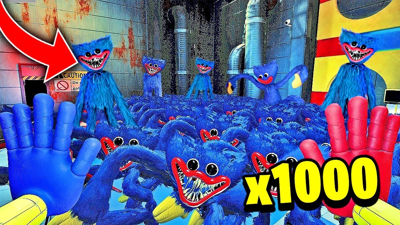1000 HUGGY WUGGY! *NOWY MOD* do POPPY PLAYTIME!